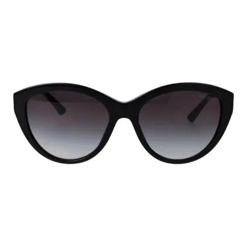 Jimmy Choo Ацетат Круглые Солнцезащитные очки Женские Черные