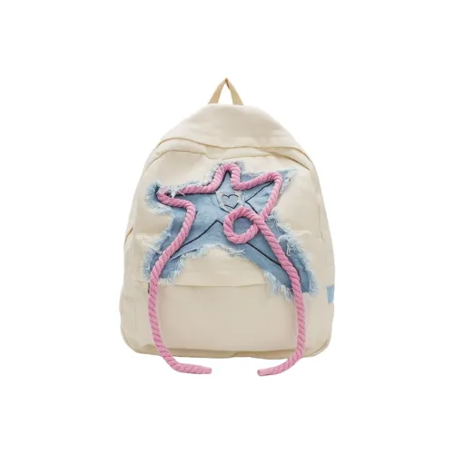 Germ Canvas Backpack Teenagers Ivory