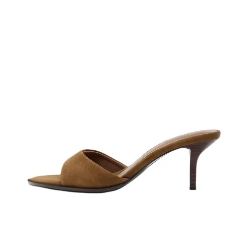 ZARA Слипоны Коричневый Женские