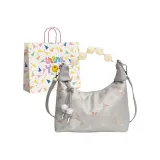 Серебристая +сумка для покупок