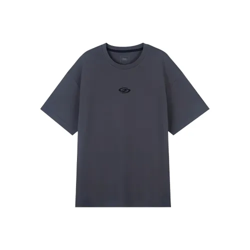 QIAODAN T-рубашка мужская черный песочный серый