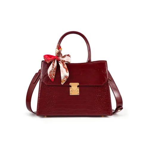 Vigno Сумка через плечо из синтетической кожи женская красная