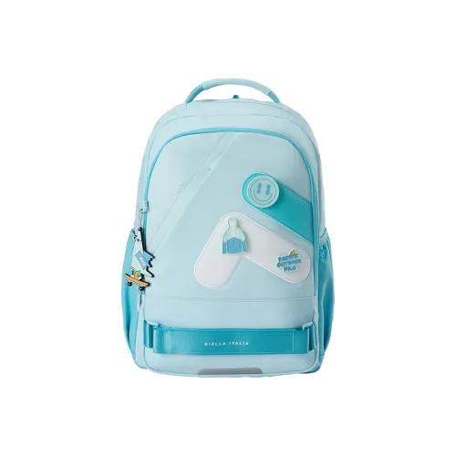 FILA KIDS Нейлон Композитная Трикотажная Ткань KIDS Сумка Стандартная Детская Светлая Ледяной Синий