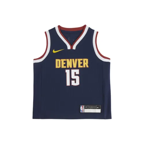Nike x NBA Майка 2024 Сезон Denver Nuggets Никола Йокич Icon Edition Университетский Темно-синий Infant And Toddler