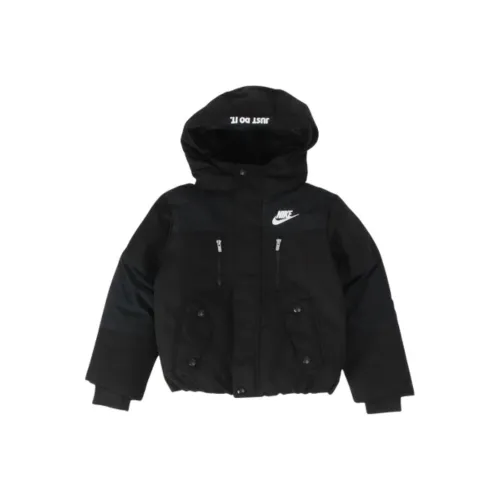 nike Хлопковый пуховик Черный Infant Wa Toddler