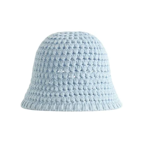 COS Хлопок полиэстер полиамид Шапки-бини Женские Синий