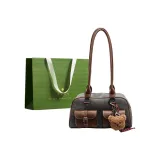 Чёрный чай, коричневый + подвеска.