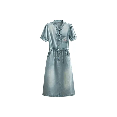 TEME Короткий рукав Платье Женское