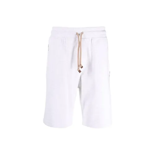 BRUNELLO CUCINELLI Белые Мужские Повседневные Шорты