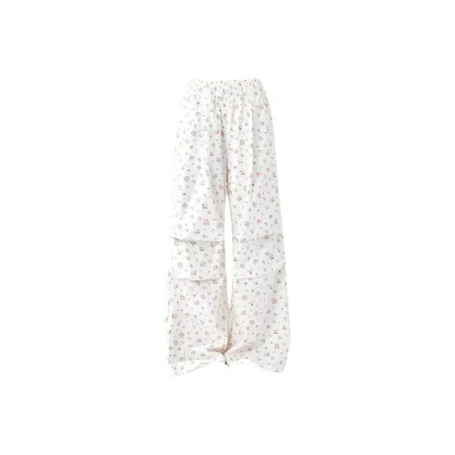 Youyou 1 Point Брюки 15313 Розовые цветы Детские