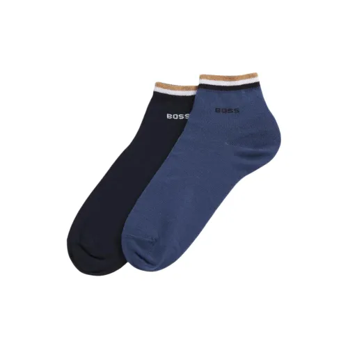 Hugo Boss 2 пачки черных + синих мужских носков