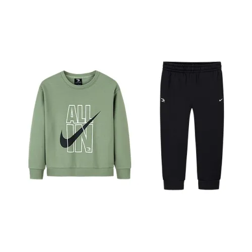 Nike Повседневная спортивная одежда 3Brand Темно-оливковый Подростки