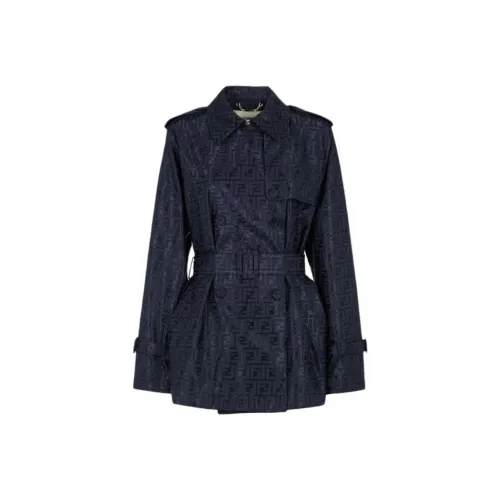 FENDI Куртки и Пальто Женские Синие