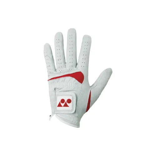 YONEX Спортивные перчатки из искусственной кожи унисекс красного цвета