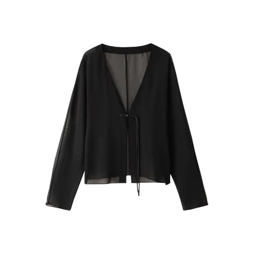 SNOWFORTE Черные Женские Рубашки