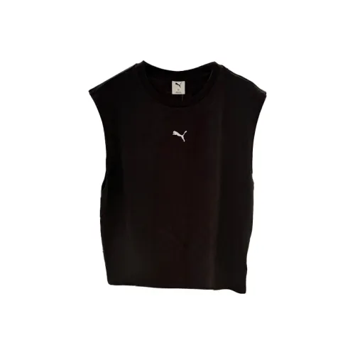 PUMA Мужские майки черного цвета