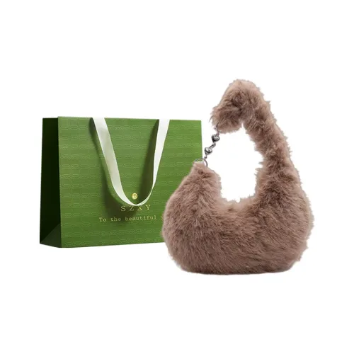 Three Ducklings Плюшевая Сумка через плечо Стандартная Женская Черный Экрю Розовый Серый Хаки