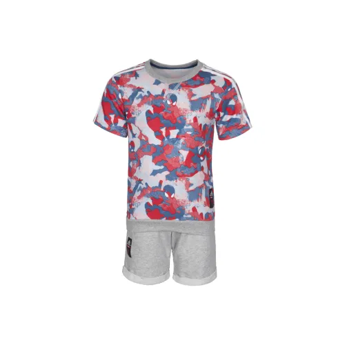 Adidas x MARVEL Повседневная спортивная одежда Белый Средний вересковый серый Infant Wa Toddler