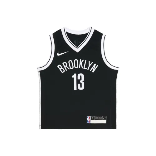 Nike x NBA Майка Brooklyn Nets Harden Черный Infant и Toddler