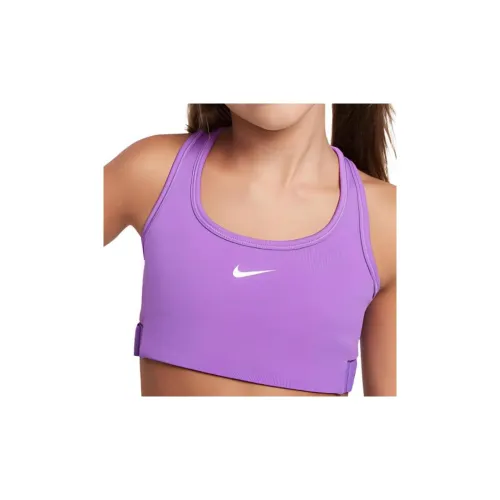 NIKE Swoosh Фиолетовый Школьный возраст Бандо / Бюстгальтеры / Спортивные бюстгальтеры