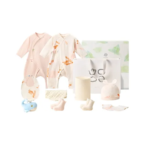 Babycare Круглый Horn Механизм Хаки Розовый Подарочные наборы для малышей