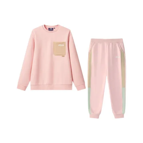FILA KIDS Повседневная спортивная одежда FW24 Осенний Percy Розовый Подростки