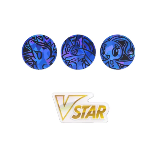 Покемон Чиндаквил Люкарио Манапфи Коллекционная Торговая Карта Игра PTCG Монета VSTAR Mark A Набор Аксессуаров для Карточных Игр Целая Коробка