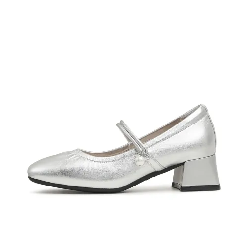 teenmix Принцесса Обувь Высокий каблук Туфли Мэри Джейн 4CM Женские