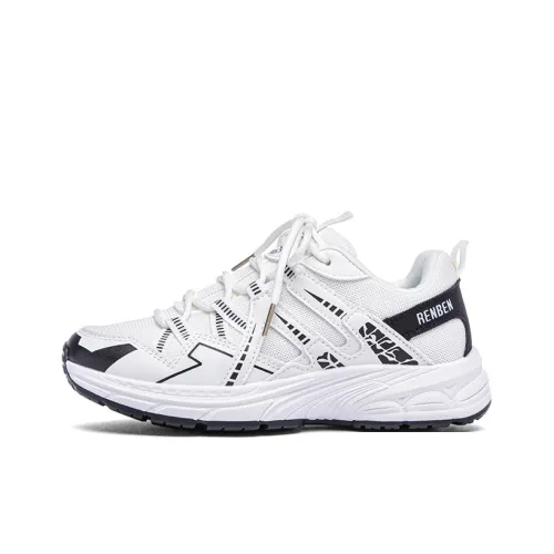 RENBEN Износостойкий Дышащий Легкий Низкий Топ Casual Женский Белый Черный