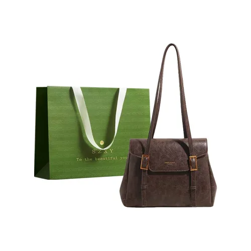 Three Ducklings ПУ (полиуретан) Сумка через плечо Женская Черный Красный Коричневый Кофейный