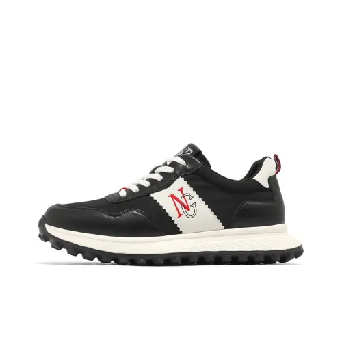 NAVIGARE Маленький Парус Дышащий Увеличение Высоты Низкий Топ Кэжуал Мужской Черный