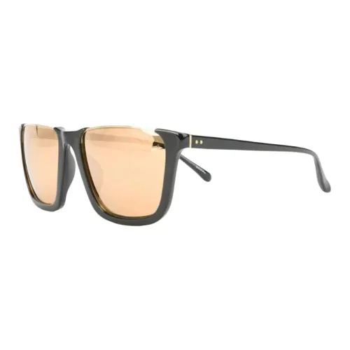 Linda Farrow Ацетат Титан Стекло Квадрат Солнцезащитные очки Женские Черный