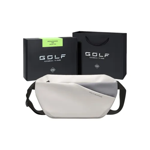 GOLF Ткань Sling Сумка Мужская Черный Серый Бежевый Серый