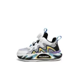 MLS-8082 Бело-серый Холографический Синий [Дышащая сетка]