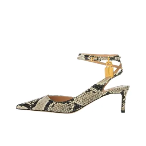 TF Python Узкий каблук Высокие каблуки Женские Умбра