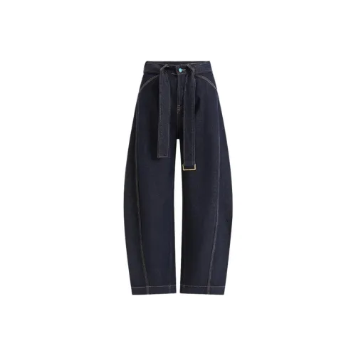 MOCHIN INRO Синие Женские Джинсы