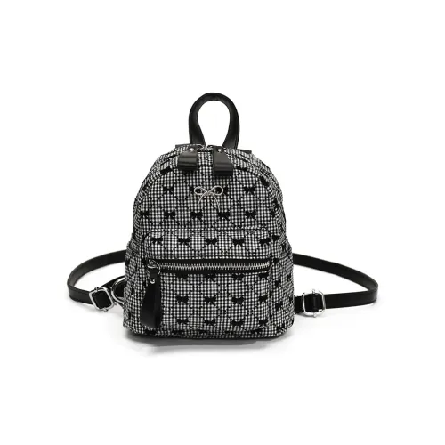 WXRX ПУ (полиуретан) Рюкзак Женские Серый Белый Черный