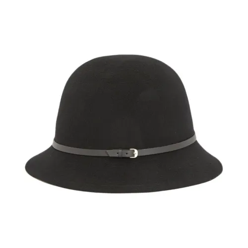 HELEN KAMINSKI Шерсть Коровья кожа Хлопок Нейлон Эластан Шляпы ведра Женские Черный