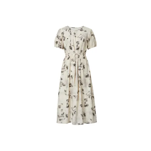 Hopeshow Короткий рукав Платье Женское