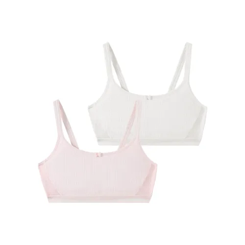 Montagut Однотонный Тонкий Бюстгальтер для Малышей 2 упаковки
