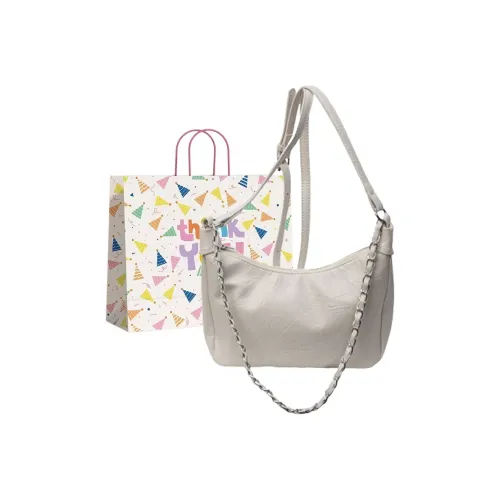 Three Ducklings ПУ (полиуретан) Сумка через плечо Женская Экрю Черный