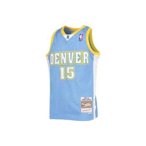 NBA Майка Nuggets MITCHELL NESS Carmelo Anthony Розово-синий Подростки
