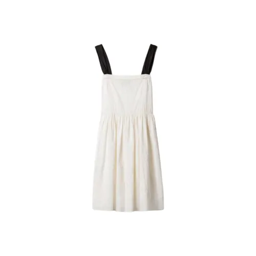 MIU MIU SS25 Без рукавов Платье Женское Бежевый