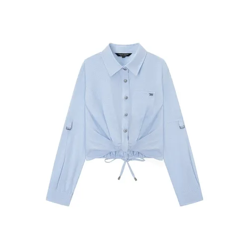 Teenie Weenie Светло-синие Женские Рубашки