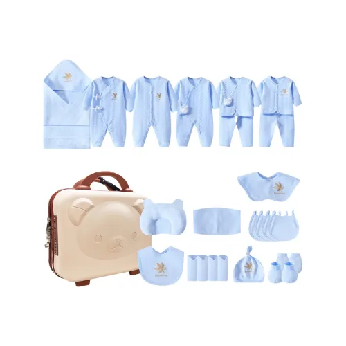 Dis Rabbit Малыш Подарочная коробка Теплый Синий Новорожденный And Toddler