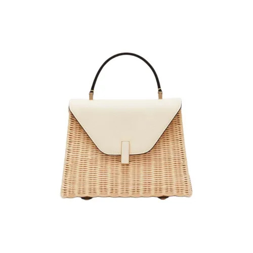 Valextra Iside Телячья кожа Сумка через плечо Сумка Средний Женская Бежевый Белый