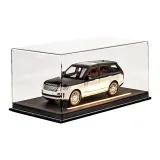 Ленд Ровер Диапазон Rover [Черный Белый] + Кожа Пыльная Покрытие