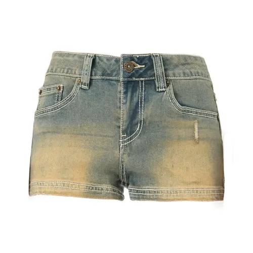 MJB Джинсовые шорты Женские Ностальгический синий