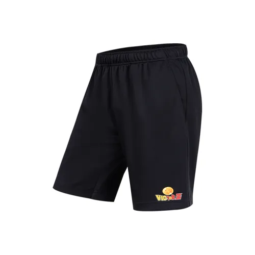 Шорты повседневные унисекс черные VICTOR x Dragon Ball