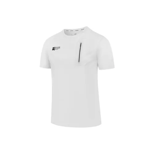 QIAODAN Sports Life Collection Т-Рубашка Мужская Стена Серый Белый